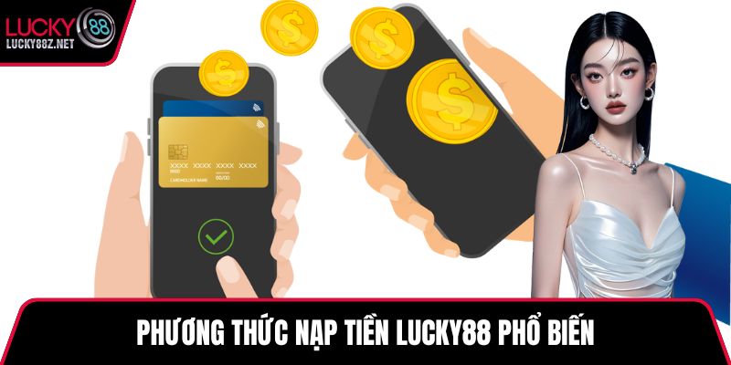 Phương thức nạp tiền LUCKY88 phổ biến 